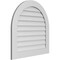 Ekena Millwork Round Top Surface Mount PVC Gable Vent: Non-Functional, w/ 3-1/2"W x 1"P Standard Frame, 32"W x 32"H GVPRT32X3201SN - alternate 4